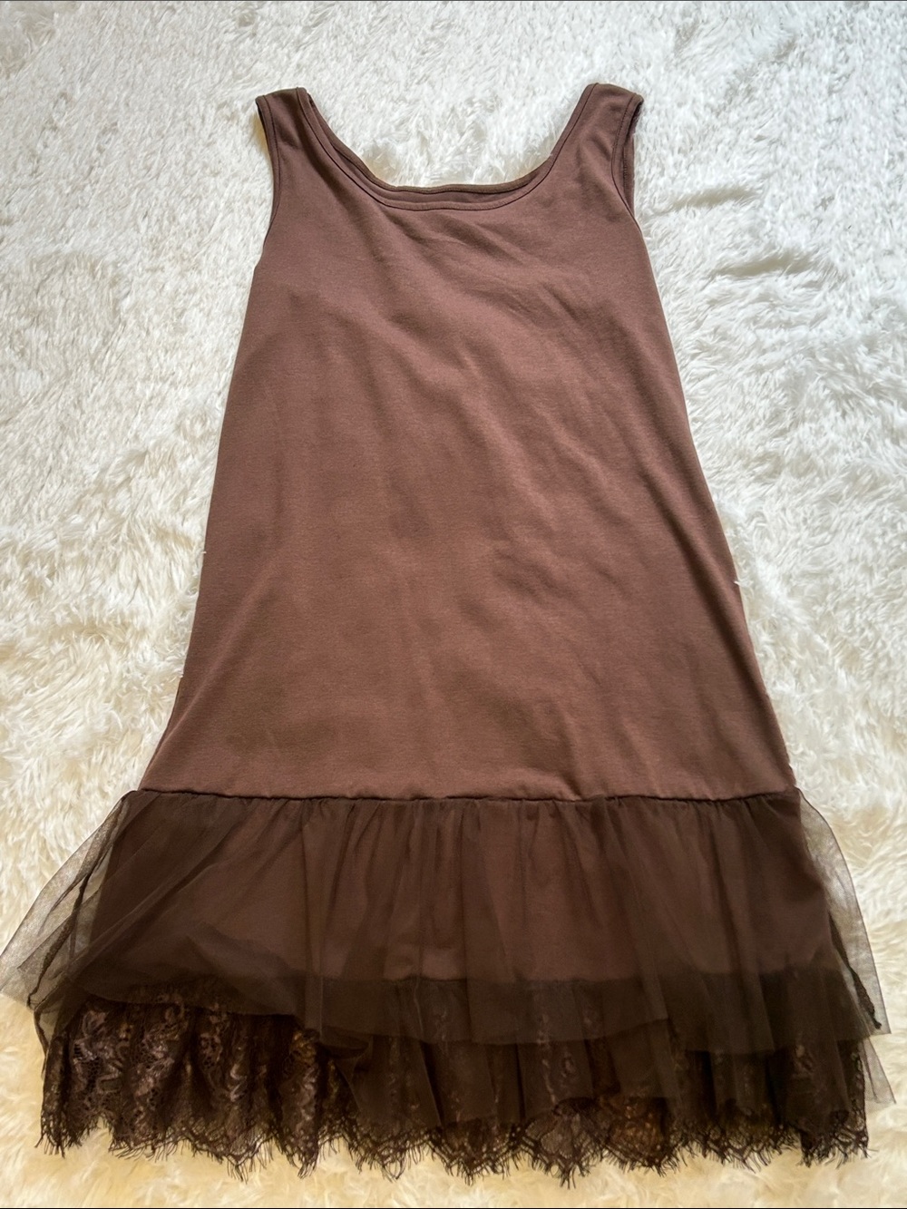 Brown Tank Dress